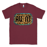 Burgundy Leopard Pattern Aunt Tried Classic Tee - Bettercallsaul