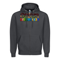 Smoke merry happy chrismukkah with olive branch Zipper Hoodie - FaDigitalArtStudio