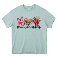 Arona peace love makeup Heavy Core Tee - MaliasSmallBusiness