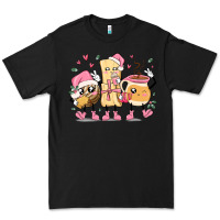 Black mexican christmas pan dulce cartoon characters Premium Tee - MaliasSmallBusiness