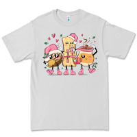 Dove Grey mexican christmas pan dulce cartoon characters Premium Tee - MaliasSmallBusiness