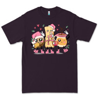 Plum mexican christmas pan dulce cartoon characters Premium Tee - MaliasSmallBusiness