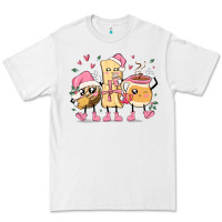 White mexican christmas pan dulce cartoon characters Premium Tee - MaliasSmallBusiness