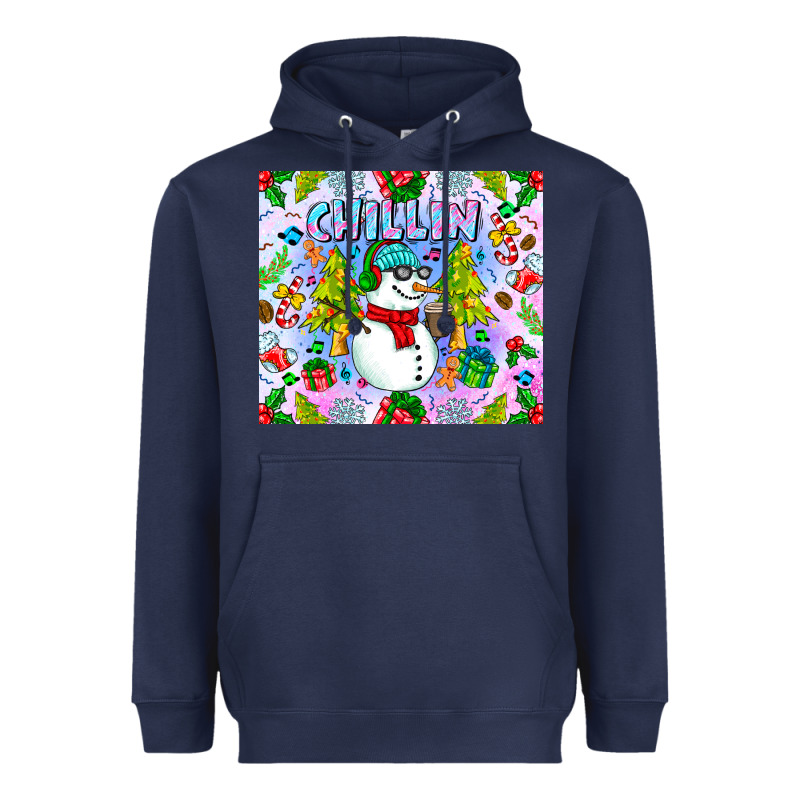Chillin Snow Heavyweight Hoodie by CowhideDigitalArt | Teevron