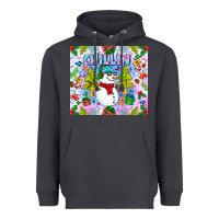 Smoke Chillin Snow Heavyweight Hoodie - CowhideDigitalArt