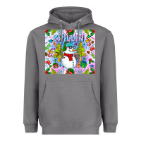 Storm Chillin Snow Heavyweight Hoodie - CowhideDigitalArt