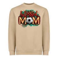 Mushroom blessed soccer mom lightbulb letters Heavyweight Sweatshirt - OliviaCreatesArt