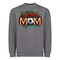 Storm blessed soccer mom lightbulb letters Heavyweight Sweatshirt - OliviaCreatesArt