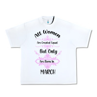 White all women are created equal but only the smartest are born in march Urban Heavy Tee - Bettercallsaul