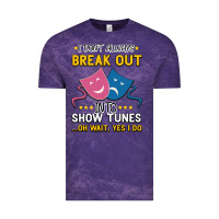 Cloud Purple My Brain is 95% Show Tunes. Funny Theatre Gift. Vintage Tee - Bettercallsaul