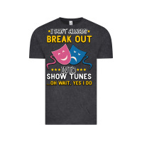 Vintage Black My Brain is 95% Show Tunes. Funny Theatre Gift. Vintage Tee - Bettercallsaul