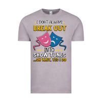 Vintage Zinc My Brain is 95% Show Tunes. Funny Theatre Gift. Vintage Tee - Bettercallsaul