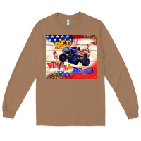 Toasted Coconut red white & boom Long Sleeve Tee - TumblerDesignByShophia