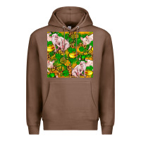 Chestnut St. Patrick's Day Pig And Candy Pot Of Gold Premium Hoodie - FaDigitalArtStudio
