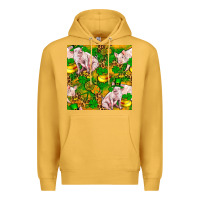 Mustard St. Patrick's Day Pig And Candy Pot Of Gold Premium Hoodie - FaDigitalArtStudio