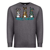 Charcoal Heather Happy Easter Premium Sweatshirt - CowhideDigitalArt