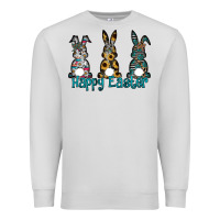 Dove Grey Happy Easter Premium Sweatshirt - CowhideDigitalArt