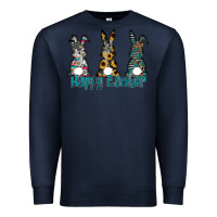 Navy Happy Easter Premium Sweatshirt - CowhideDigitalArt