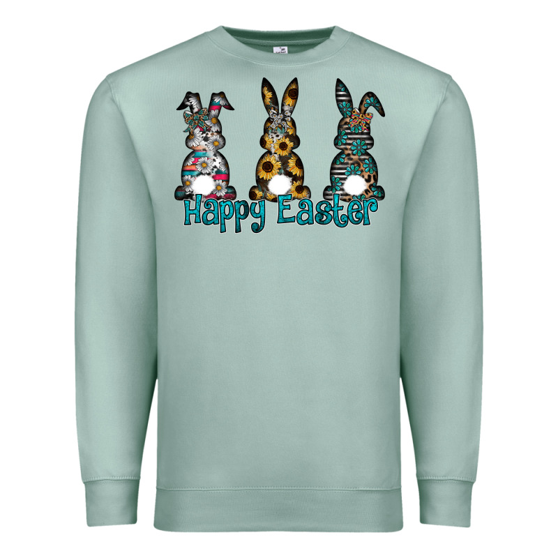Happy Easter Premium Sweatshirt by CowhideDigitalArt | Teevron