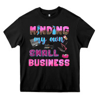 Black mind my own small business Heavy Core Tee - NancyCooperArtShop