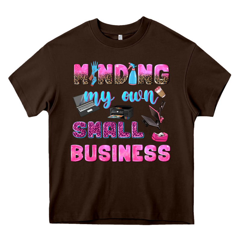 Mind My Own Small Business Heavy Core Tee by NancyCooperArtShop | Teevron