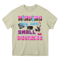 Mossy mind my own small business Heavy Core Tee - NancyCooperArtShop