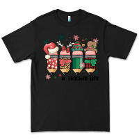Black teacher christmas Premium Tee - MaliasSmallBusiness