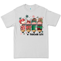 Dove Grey teacher christmas Premium Tee - MaliasSmallBusiness
