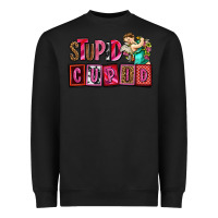 Black stupid cupid with cupid olivia Heavyweight Sweatshirt - OliviaCreatesArt