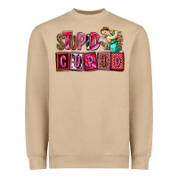 Stupid Cupid With Cupid Olivia Heavyweight Sweatshirt | Teevron