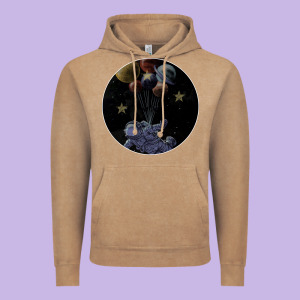 Space Travel Vintage Hoodie Designed By Bettercallsaul