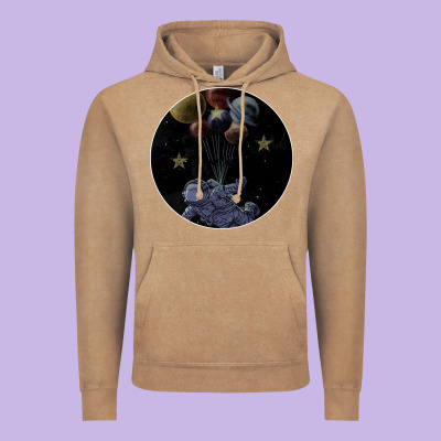 Space Travel Vintage Hoodie Designed By Bettercallsaul