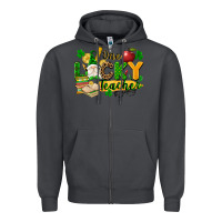 Smoke one lucky teacher Zipper Hoodie - FaDigitalArtStudio