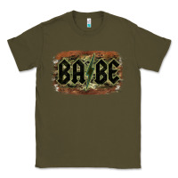 Army Green Camouflage Patterned Babe Tried Classic Tee - Bettercallsaul