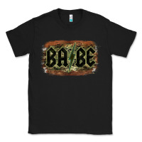 Black Camouflage Patterned Babe Tried Classic Tee - Bettercallsaul