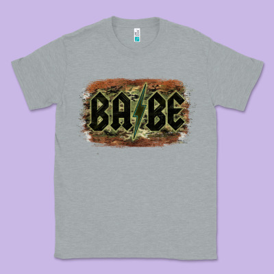 Camouflage Patterned Babe Tried Classic Tee Designed By Bettercallsaul