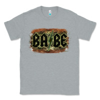 Heather Grey Camouflage Patterned Babe Tried Classic Tee - Bettercallsaul