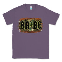 Lavender Camouflage Patterned Babe Tried Classic Tee - Bettercallsaul