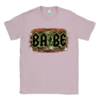Lilac Camouflage Patterned Babe Tried Classic Tee - Bettercallsaul