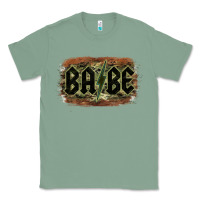 Sage Camouflage Patterned Babe Tried Classic Tee - Bettercallsaul