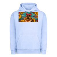 Pigment Grape Ice german shepherd with sunflowers license plate Urban Hoodie - Artiststas