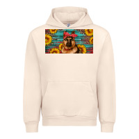 Sandshell german shepherd with sunflowers license plate Urban Hoodie - Artiststas