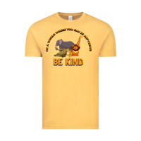 Vintage Mustard In a World Where You Can Be Anything Bee Kind Vintage Tee - Bettercallsaul