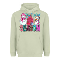 Matcha It's Freezin Season Heavyweight Hoodie - CowhideDigitalArt