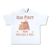 White Our First Mother's Day Urban Heavy Tee - Bettercallsaul