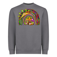Storm mardi gras rainbow Heavyweight Sweatshirt - OliviaCreatesArt
