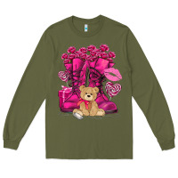 Army Green Army boots Valentine's Day Long Sleeve Tee - HowdyJamesFarm