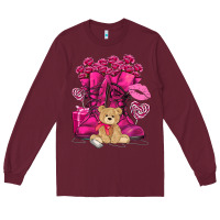 Burgundy Army boots Valentine's Day Long Sleeve Tee - HowdyJamesFarm