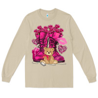 Mushroom Army boots Valentine's Day Long Sleeve Tee - HowdyJamesFarm