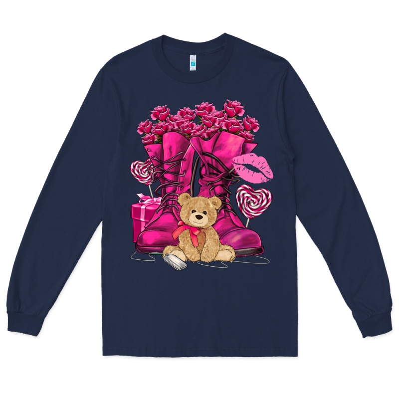 Army Boots Valentine's Day Long Sleeve Tee by HowdyJamesFarm | Teevron